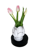 Elegante Tulpenvase mit Kunsttulpen – Moderne Deko in Blütenform, Pflegeleicht & Stilvoll